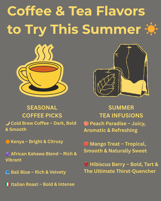Coffee & Tea Flavors to Try This Summer ☀️