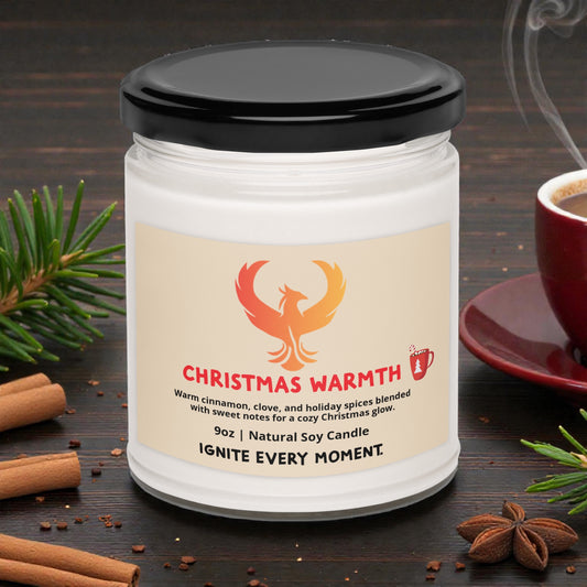 Christmas Warmth • Holiday Spice Soy Candle (9oz)