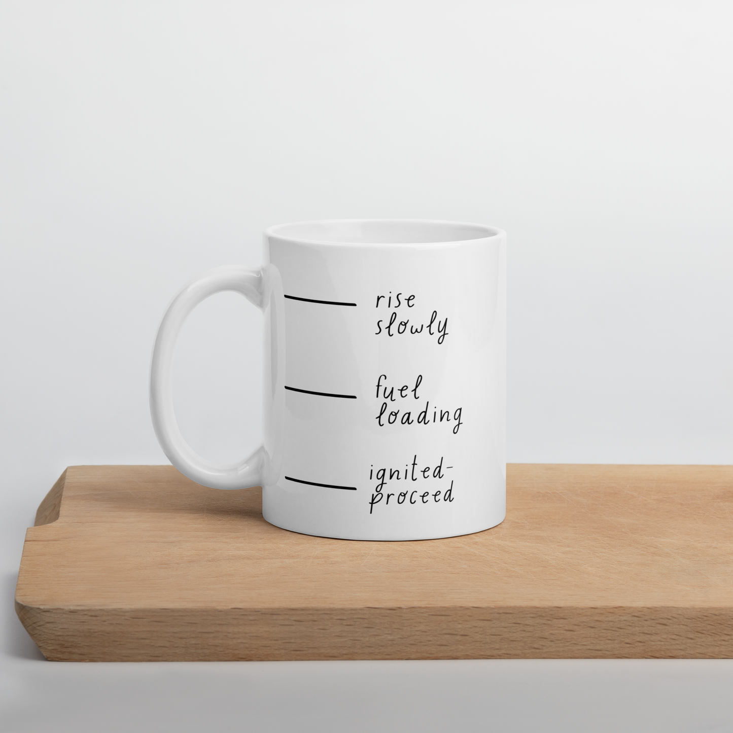 Ignite Progression Mug – Rise, Fuel, Proceed