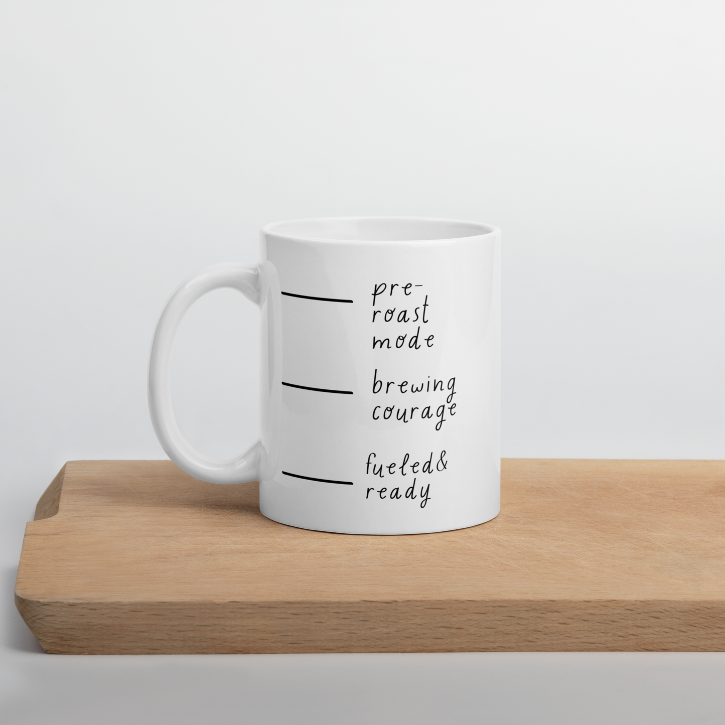 Coffee Fuel Stages Mug – Pre-Roast to Ready