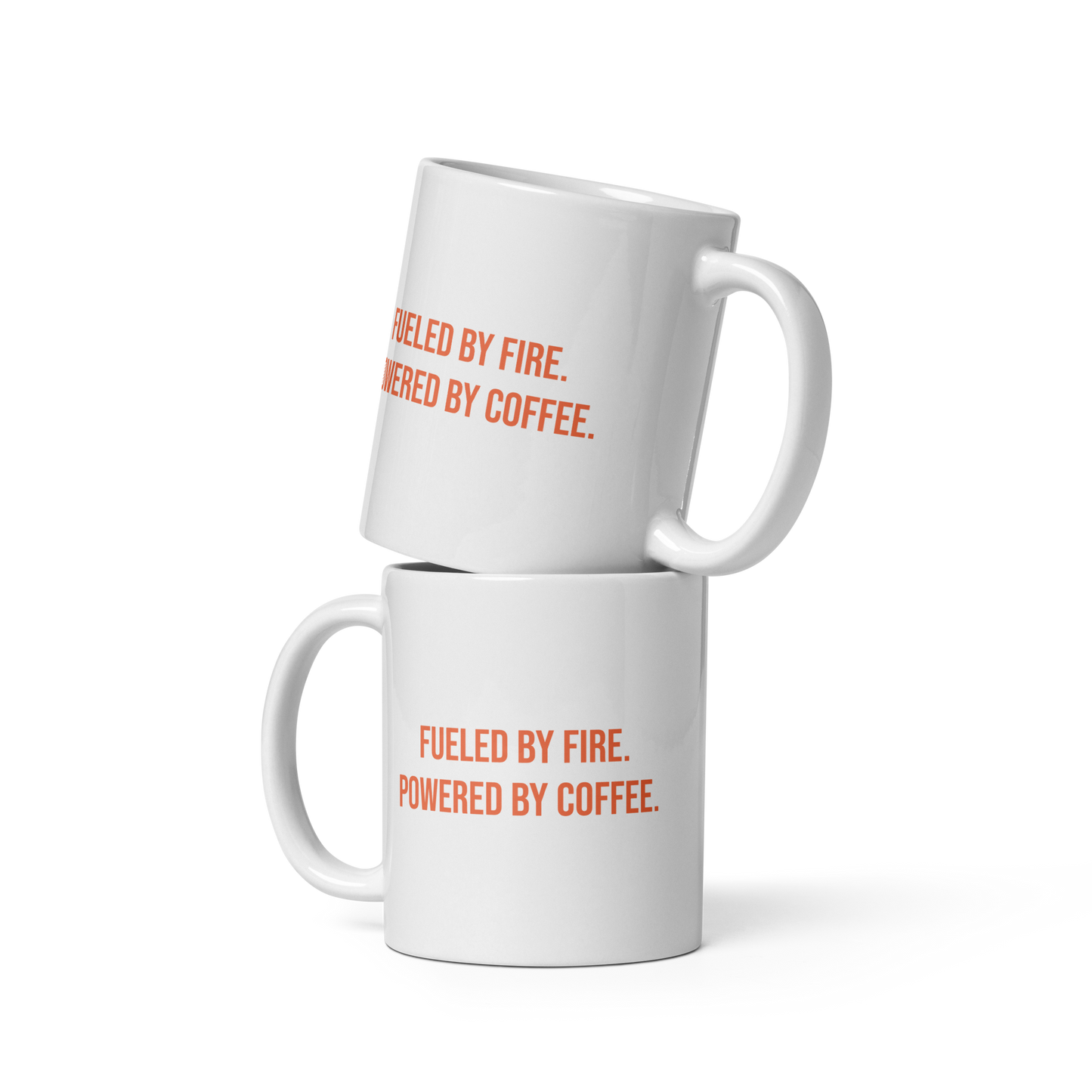 Fueled by Fire Mug – Powered by Coffee, Built for Passion