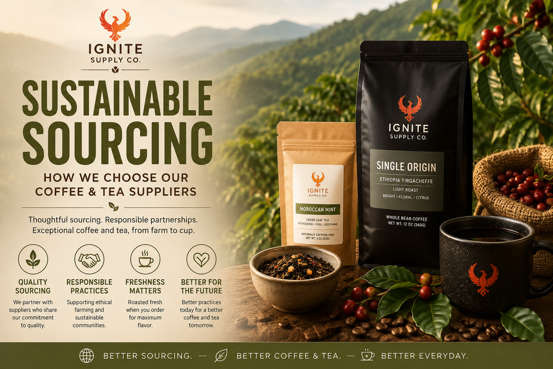 Sustainable Sourcing: How We Choose Our Coffee & Tea Suppliers