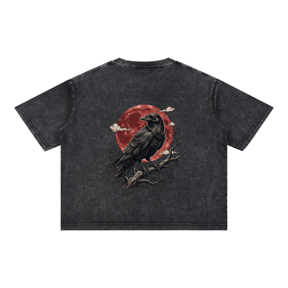 After Hours Raven Mineral Wash Tee