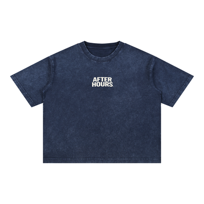After Hours Raven Mineral Wash Tee