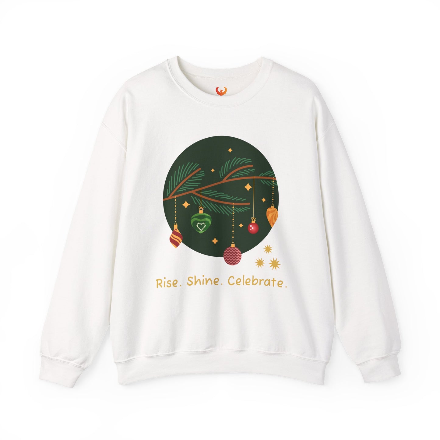 Rise. Shine. Celebrate. Holiday Crewneck