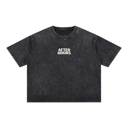 After Hours Raven Mineral Wash Tee