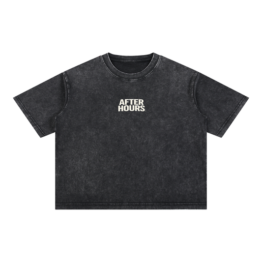 After Hours Raven Mineral Wash Tee
