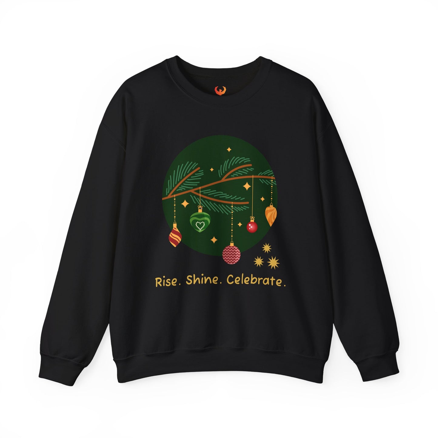 Rise. Shine. Celebrate. Holiday Crewneck
