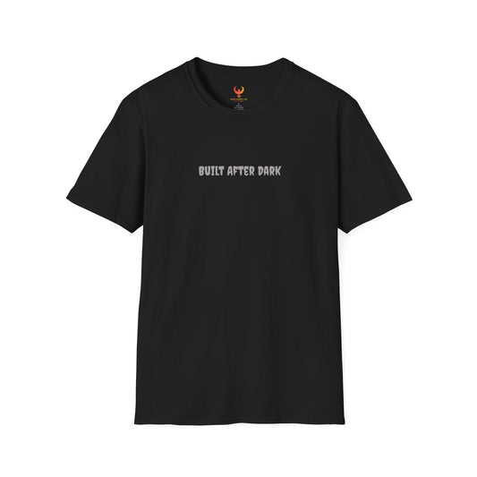 A black short-sleeve crewneck t-shirt with 'mamani Est.2026' printed in white on the chest, displayed on a solid white background.