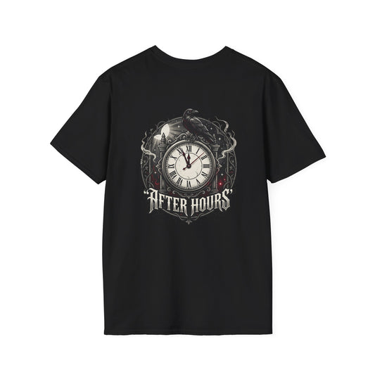 Black t-shirt with white text 'HOLY SPIRIT' on a white background