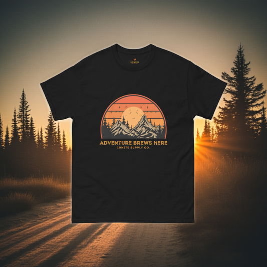 Adventure Brews Here Tee