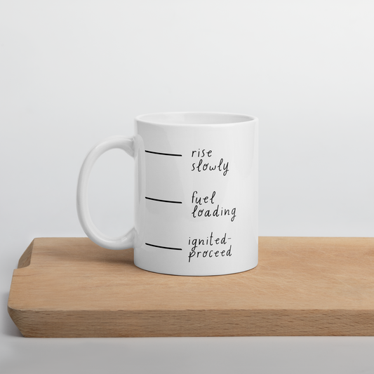 Ignite Progression Mug – Rise, Fuel, Proceed