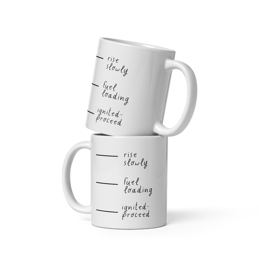 Ignite Progression Mug – Rise, Fuel, Proceed