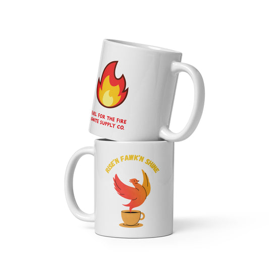 Rise’n Fawkin Shine Mug – Fuel for the Fire Edition