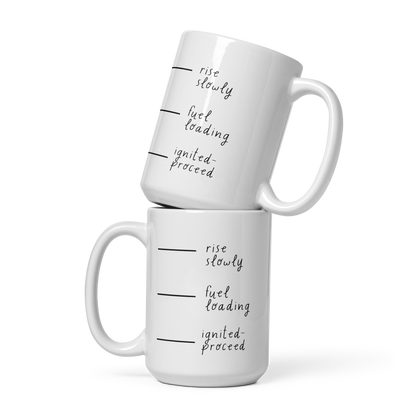 Ignite Progression Mug – Rise, Fuel, Proceed