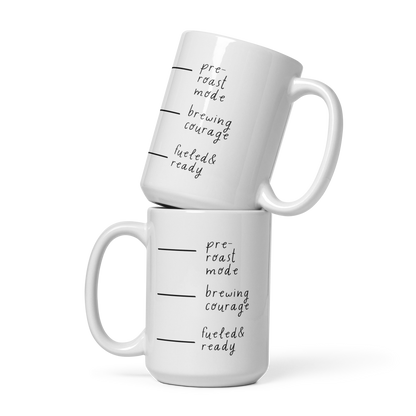 Coffee Fuel Stages Mug – Pre-Roast to Ready